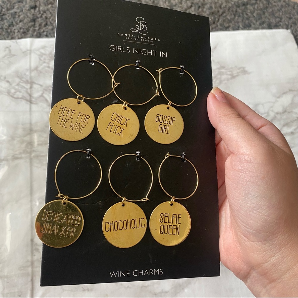 santa barbara girls night in wine charm June sale